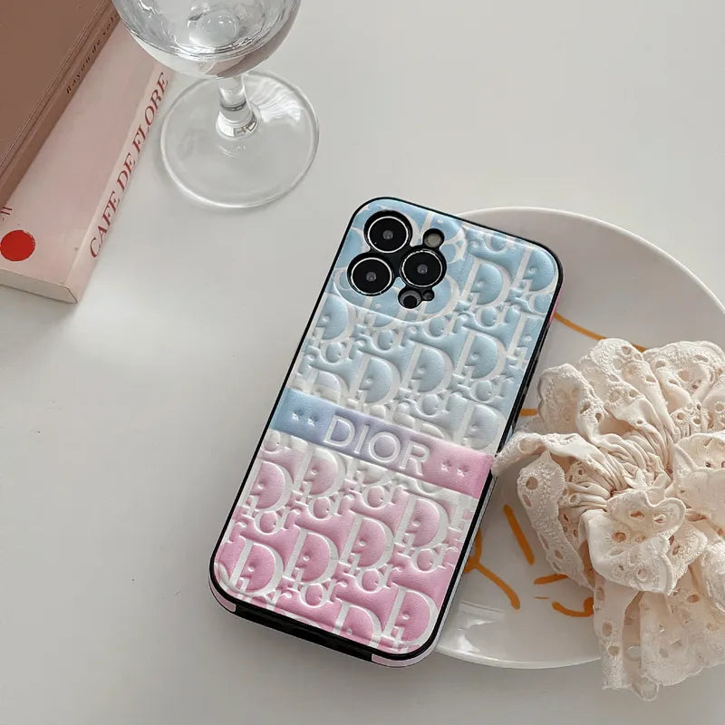 CD iPhone Case Puffer Case Blue-LT241705