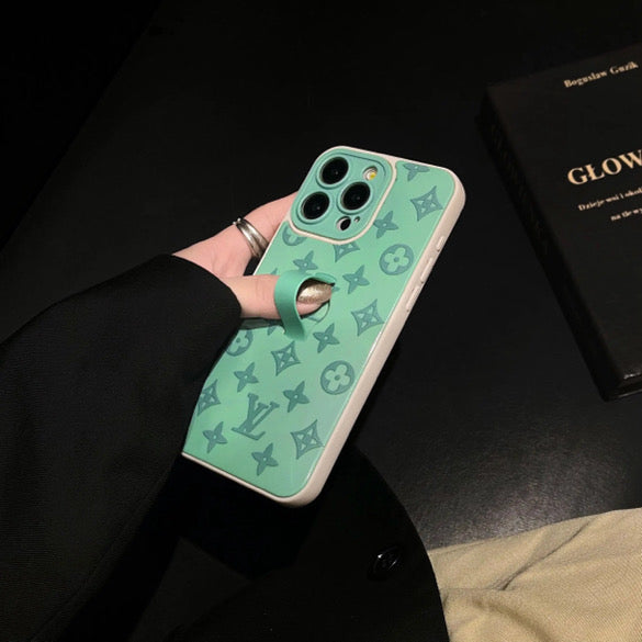 Monogram iPhone Case with finger Stand