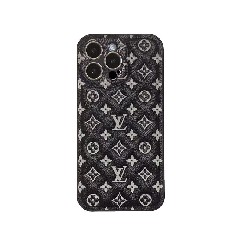 Red Monogram iPhone Case -QB231115