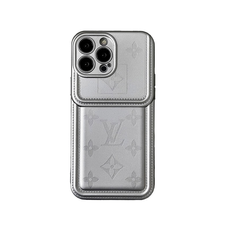 Silver Monogram iPhone Case -Big printing-SYH231201