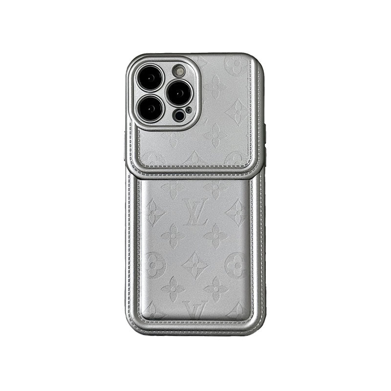 Silver Monogram iPhone Case -Big printing-SYH231201