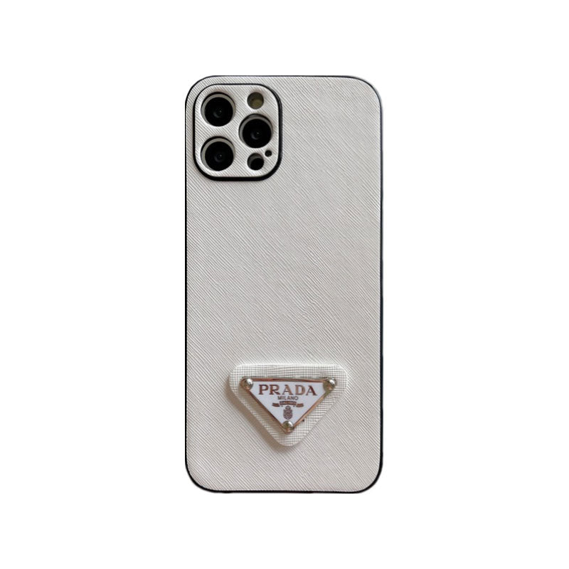 PR iPhone Case Leather White-QB240513