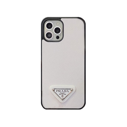 PR iPhone Case Leather White-JS241642