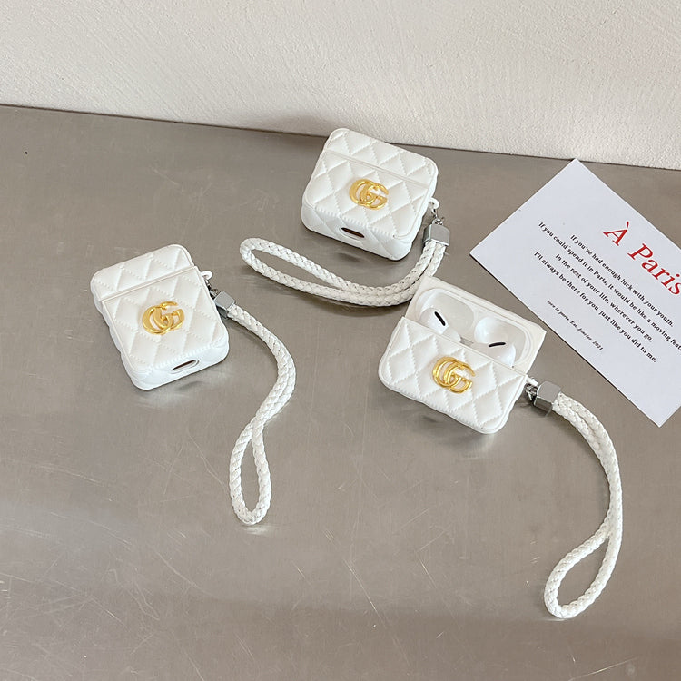 Luxury GG AirPods Pro Cases White-LGB240424