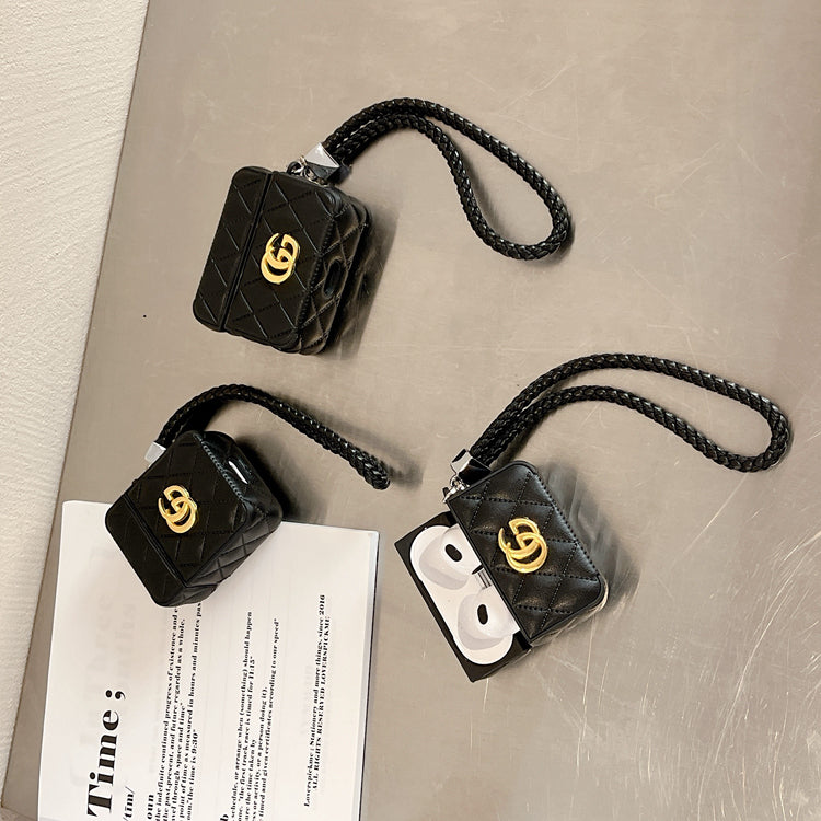 Luxury GG AirPods Pro Cases Black- LGB240424