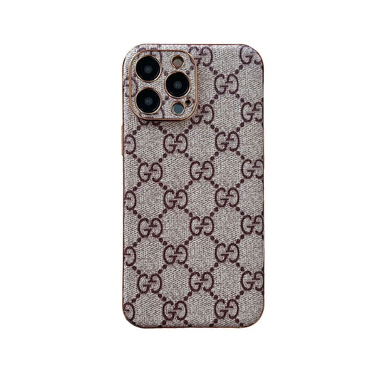 GG iPhone Case Leather -QBK241617