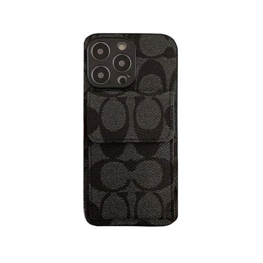 CH iPhone Case With Wallet Black-HP240513