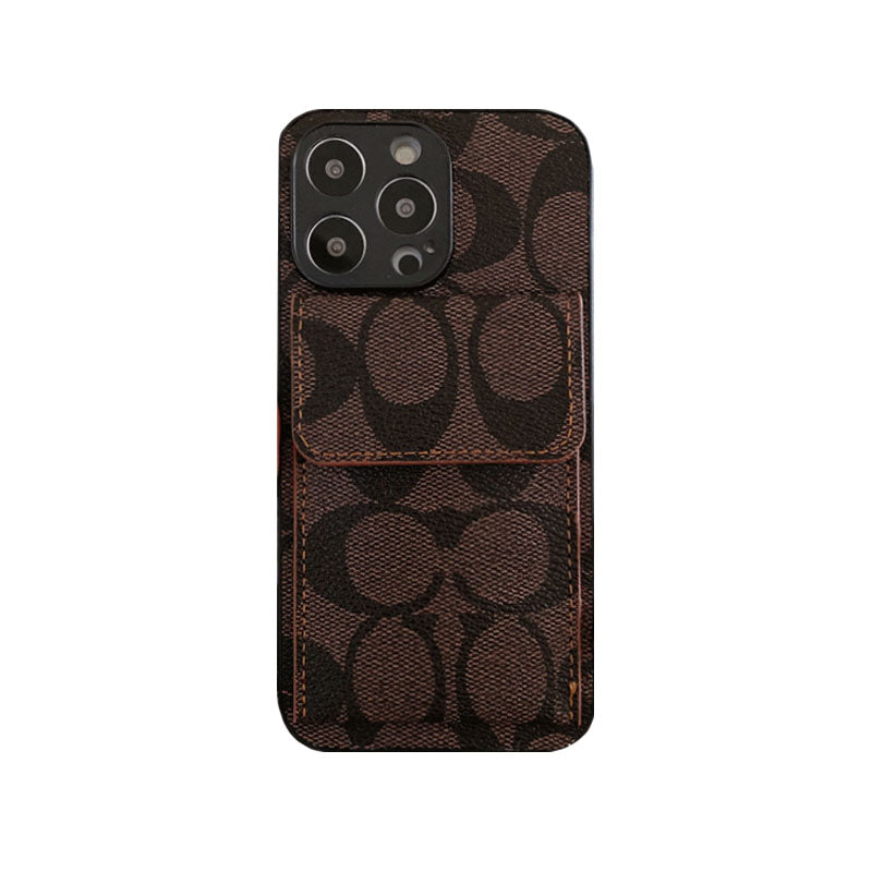 CH iPhone Case With Wallet Black-HP240513