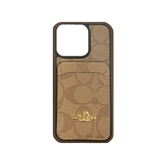 CH iPhone Case With Card Holder Coffee -KB241416