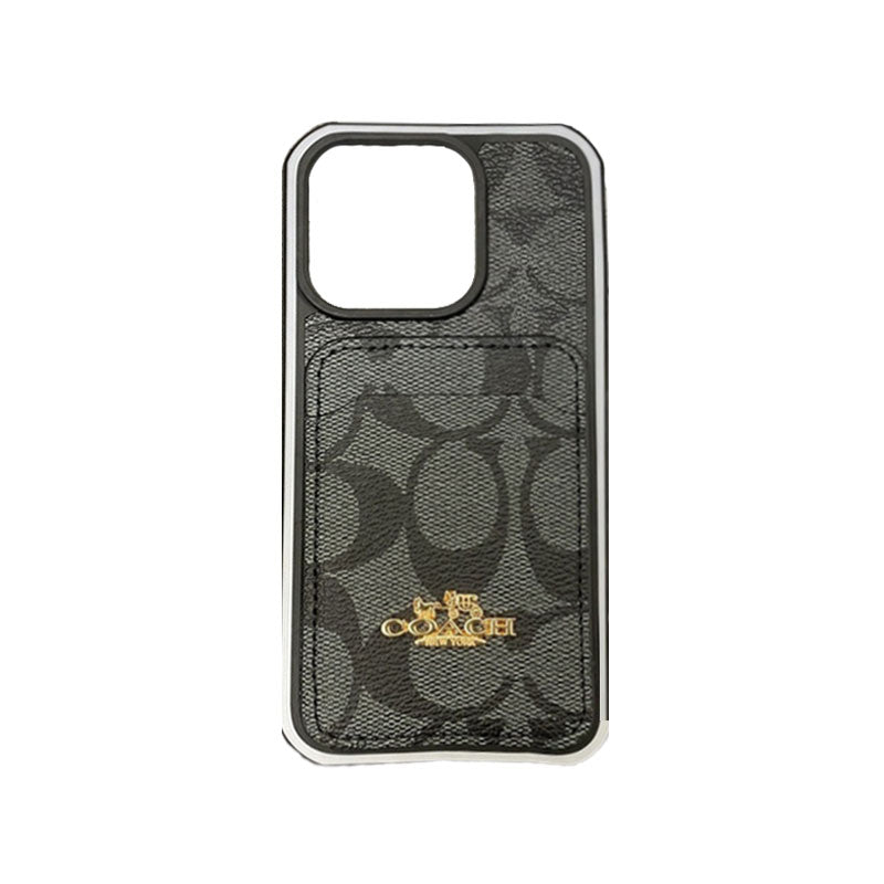 CH iPhone Case With Card Holder Coffee -KB241416