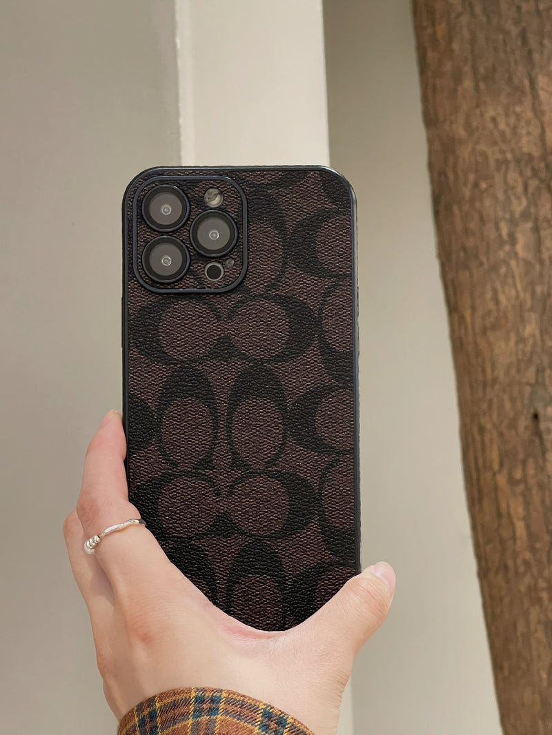 CH iPhone Case Brown -QB240402