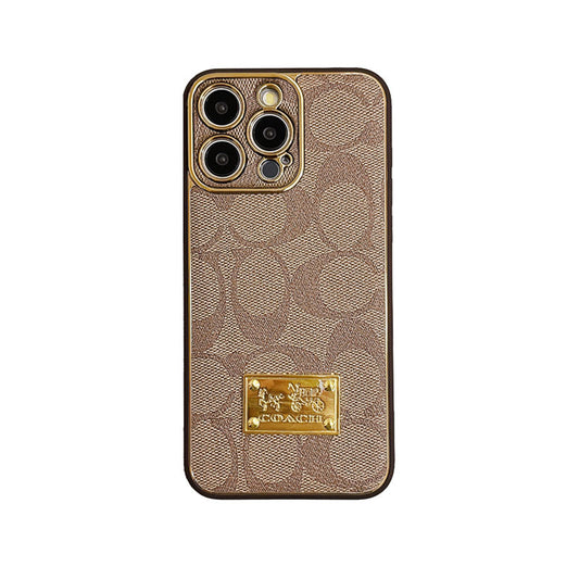 Classic CH iPhone Case Coffee-DBK240821