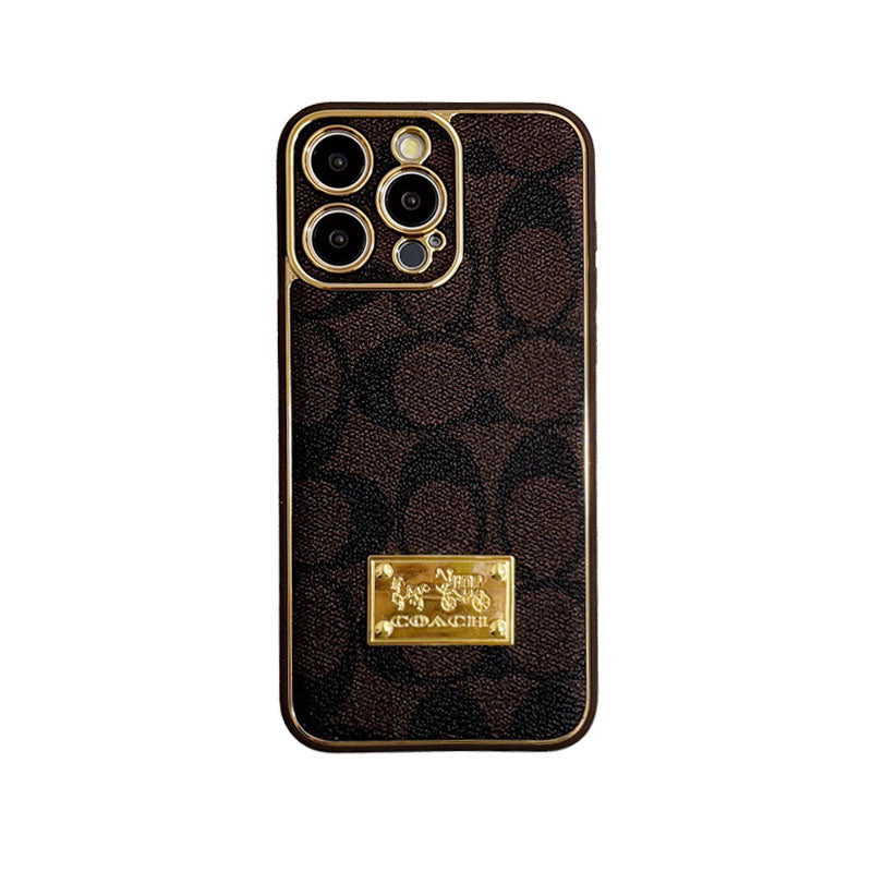 Classic CH iPhone Case Coffee-DBK240821