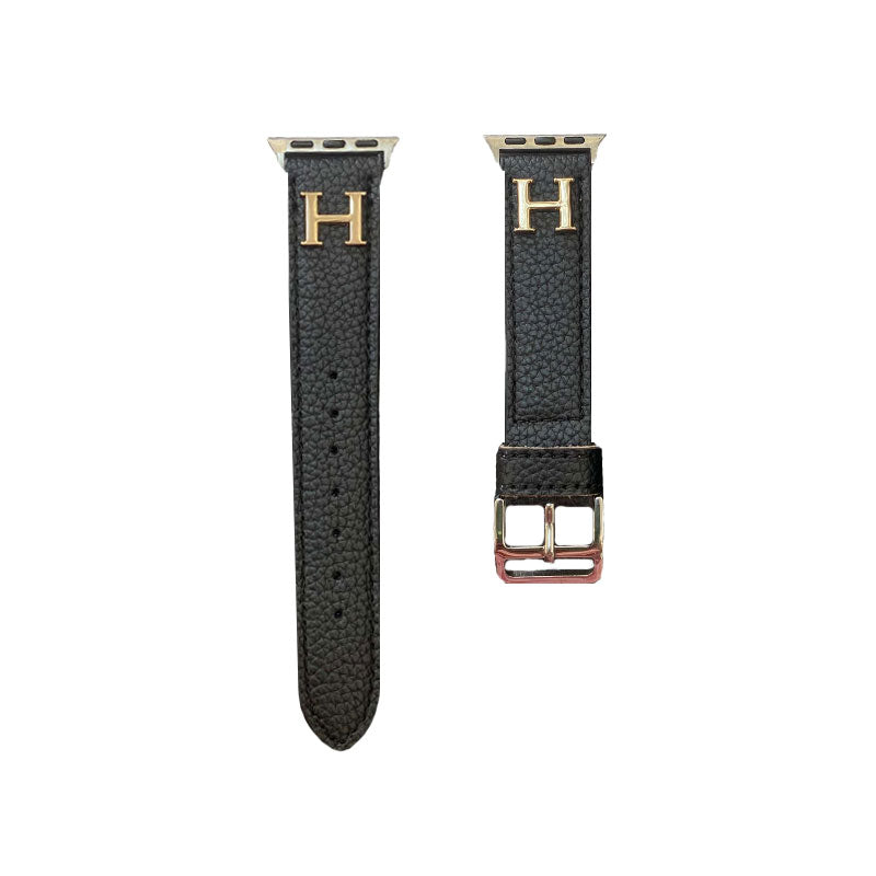 Luxury H Apple Watch Band Orange-ZP240509