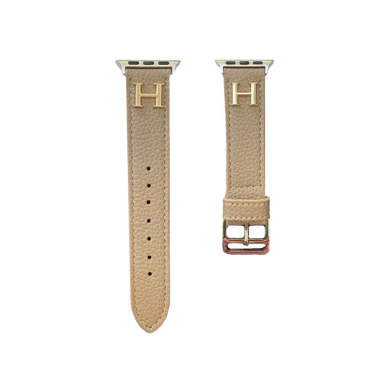 Luxury H Apple Watch Band Orange-ZP240509